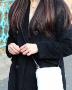 페이크 퍼 미니 토트백 크로스백 K56633