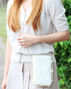 다이아 퀼팅 체인 휴대폰 가방 크로스백 K71032