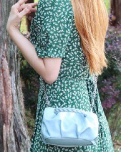 펌킨 꼬임 마이크로 미니 체인 크로스백 K24068