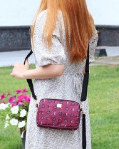 로젠 패턴 여성 미니 클러치 지퍼 크로스백 GC2059