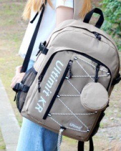 동전지갑 레터링 라운드 여행 학생 백팩 책가방 B13790