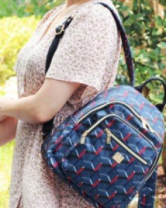 가벼운 미니 기하학 패턴 백팩 GC2076