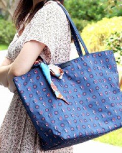 가벼운 빅 쇼퍼백 리본장식 숄더백 가방 GC2093