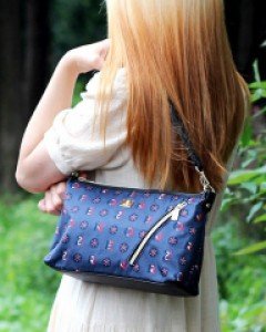 사선 지퍼 가벼운 핸드백 미니 크로스백 GC2053