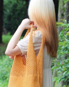 가벼운 니트백 펀칭 숄더백 K21007