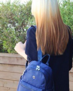 가벼운 단색 컬러 미니 포켓 백팩 K30470