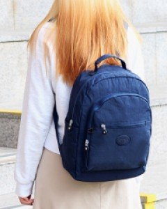 A4들어가는 가벼운 발수 포켓 백팩 B10746