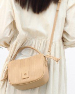 플리츠 미니 크로스백 G11366