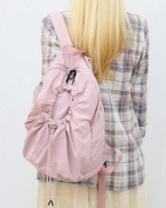 가벼운 무지 스트링 경량 무지 백팩 K21024