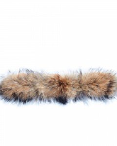 Colby Parka Raccoon Fur Trimming Black
