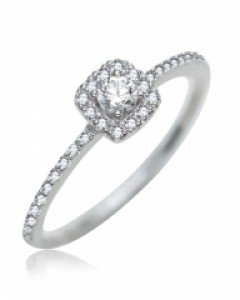 엘린스퀘어반지(0.1ct)