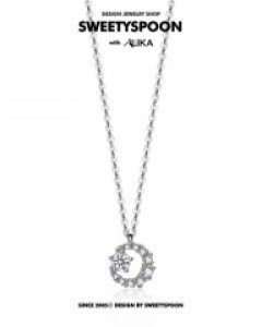 러브셀리목걸이(0.1ct)