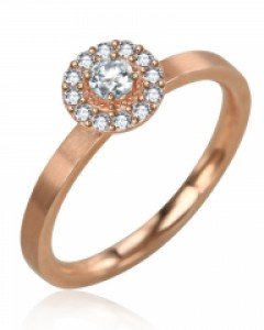 유민라운드반지(0.1ct)