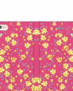 몬스퍼 플라워 핑크 지갑형 월릿 다이어리케이스 제작 여권 지갑