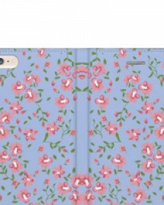 몬스퍼 플라워 바이올렛 지갑형 월릿 다이어리케이스 제작 여권 지갑