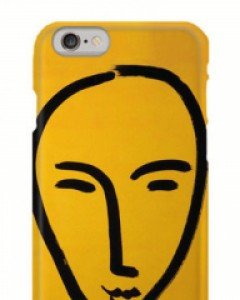 몬스퍼 명화 FP01 노란얼굴 슬림하드 폰케이스 주문제작 (전기종)