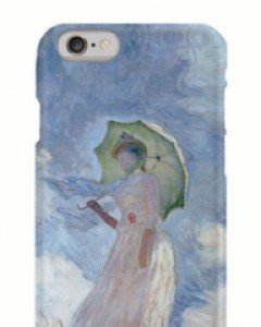 몬스퍼 명화 FP10 양산을 든 여인 슬림하드 폰케이스 주문제작 (전기종)