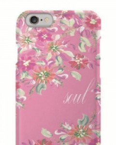 몬스퍼 소울플라워 핑크 슬림하드 폰케이스 주문제작 (전기종)