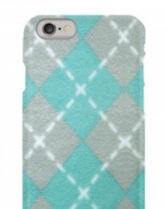 몬스퍼 아가일 패턴 커플 슬림하드 폰케이스 주문제작 (전기종)