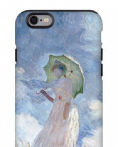 몬스퍼 명화 FP10 양산을 든 여인 터프 폰케이스 (전기종)