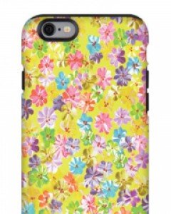 몬스퍼 스몰플라워 그린 터프 폰케이스 (전기종)