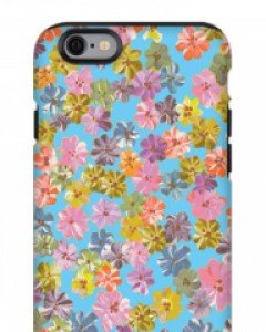 몬스퍼 스몰플라워 스카이 터프 폰케이스 (전기종)