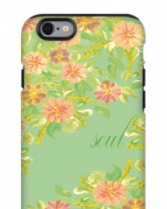 몬스퍼 소울플라워 그린 터프 폰케이스 (전기종)