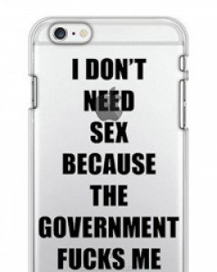 몬스퍼 GOVERNMENT 정부 아트 투명젤리케이스 (전기종)