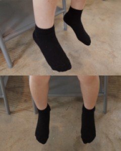 시원한 무지숏양말