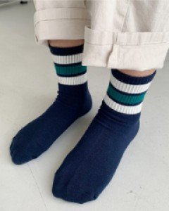 배색라인 3종양말세트