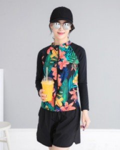 [YY-SW013] 하와이안집업래쉬가드