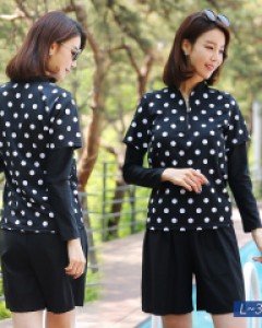 [YY-SW244] 도트팔토시셋트수영복