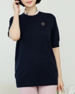 플린반팔라운드니트 KNB1004