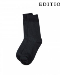 [에디션] 잔패턴 장목 양말 (NEY5AY1308)