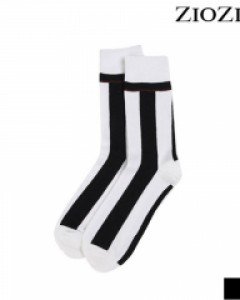 [지오지아] 변형 스트라이프패턴 장목 양말 (ABY5AY1115)