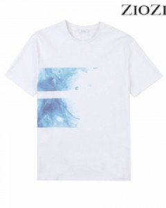 [지오지아] 블루 프린트 반팔티셔츠 II (ADY2TR1205)