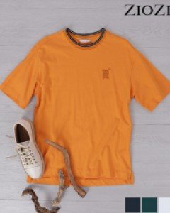 [지오지아] R자수 면 반팔티셔츠 (ADY2TR1105)