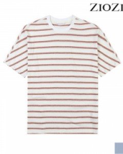 [지오지아] 파스텔 스트라이프 라운드 티셔츠 (ADY2TR1103)