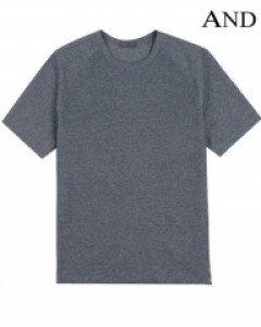 [ANDZ by ZIOZIA] 사이드 지퍼 오버핏 라운드넥 티셔츠 (BZW2TR1102)