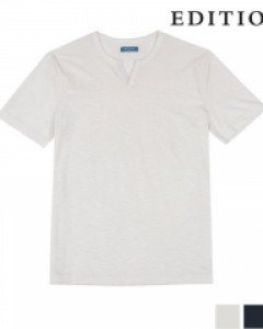 [에디션] 슬럽 헨리넥 반팔 티셔츠 (BEY2TR1502)