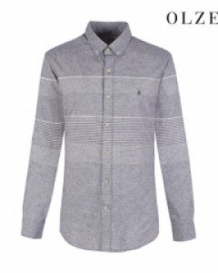 [Only 95size][OLZEN] 멀티스트라이프 캐쥬얼 셔츠 (ZOZ3WC1305)