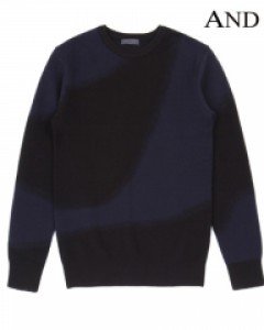 [S][ANDZ by ZIOZIA] [LAST ONE 95]메리노 울 배색 그라데이션 니트(BZW4ER1105)