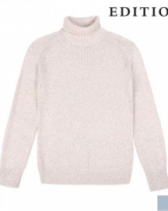 [에디션] [LAST ONE 95]울 혼방 라이트컬러 터틀넥 스웨터 (BEX4EU1607)