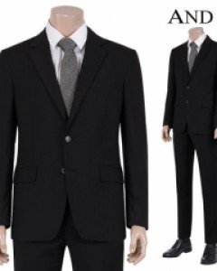 [ANDZ by ZIOZIA] 스트레치 베이직 블랙 정장세트 (BZY3SB1103_BZY3SP1103)