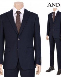 [ANDZ by ZIOZIA] 크레이프 조직 네이비 정장세트 (BZY4SB1101_BZY4SP1101)