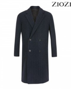 [지오지아] [NV/95] 클래식 스트라이프 더블 코트 (AAW4CB1106)