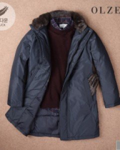 [LAST ONE][올젠] 래빗퍼 다운 패딩코트 (ZOA4CP1303)