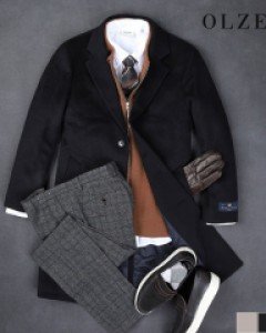 [LAST ONE][올젠] 세미오버핏 체스터 코트 (ZAA4CG1302)