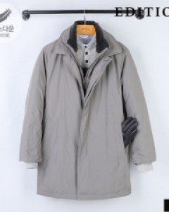 [LAST ONE][에디션] 양털 카라 덕다운 코트 (NEA4CP1605)