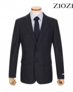 [지오지아] 네이비 톤온톤 글렌 체크 정장자켓 (ABZ4SB1203)